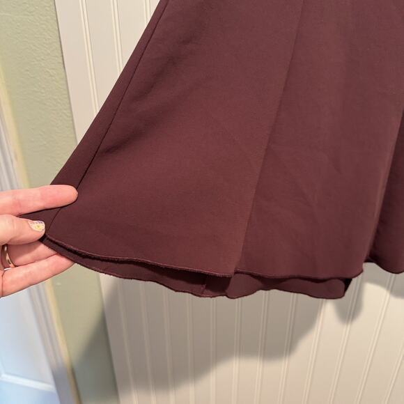 Wilfred Purple Fit Flare Dress Japanese Fabric Size 6 - Picture 4 of 7